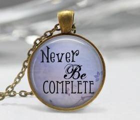 1 inch Round Pendant Tray - Never Be Complete